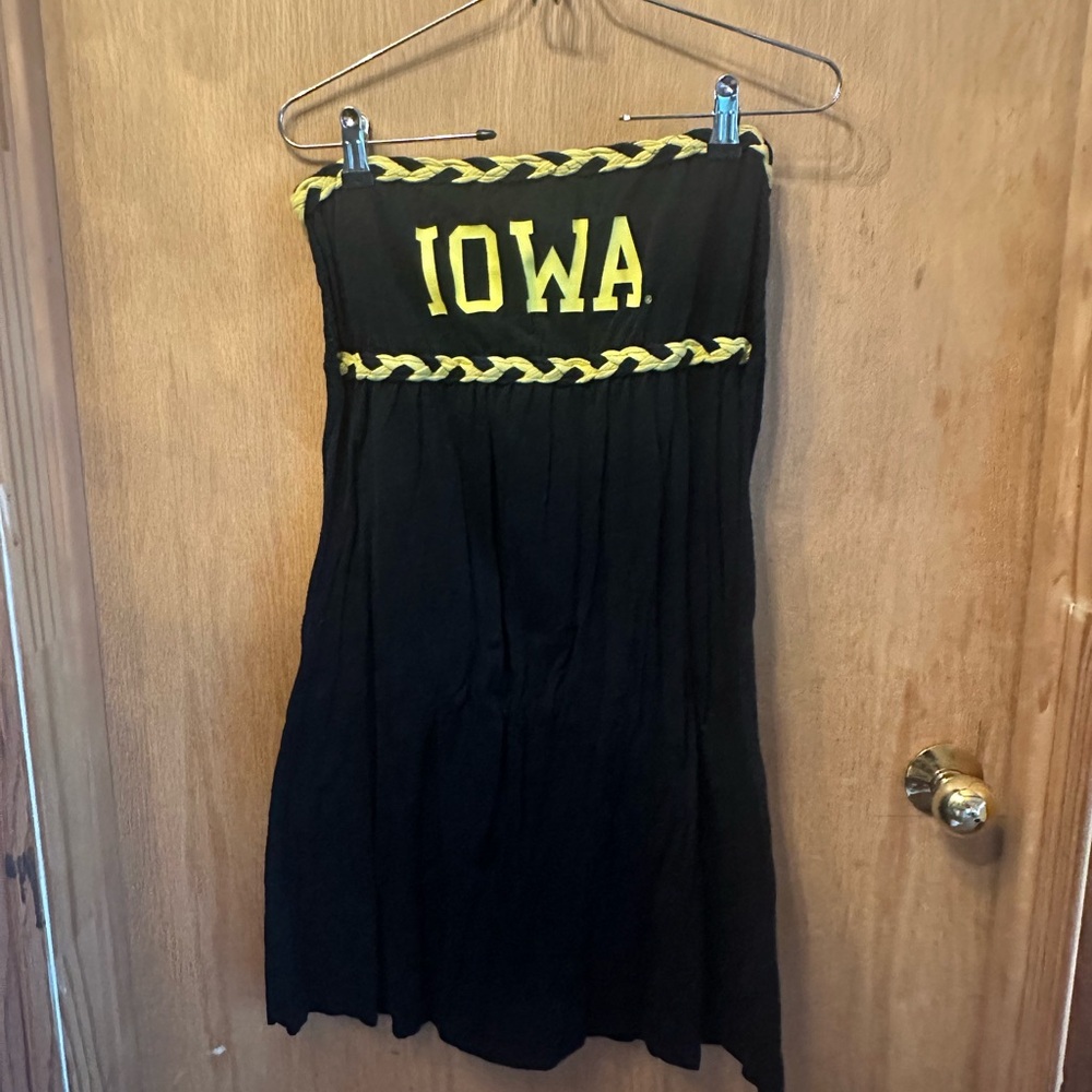 University of Iowa Strapless Dress